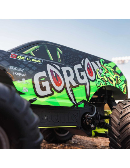1/10 GORGON 4X2 MEGA 550 Brushed Monster Truck RTR with Battery & Charger