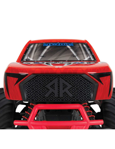 1/10 GORGON 4X2 MEGA 550 Brushed Monster Truck RTR with Battery & Charger, Red