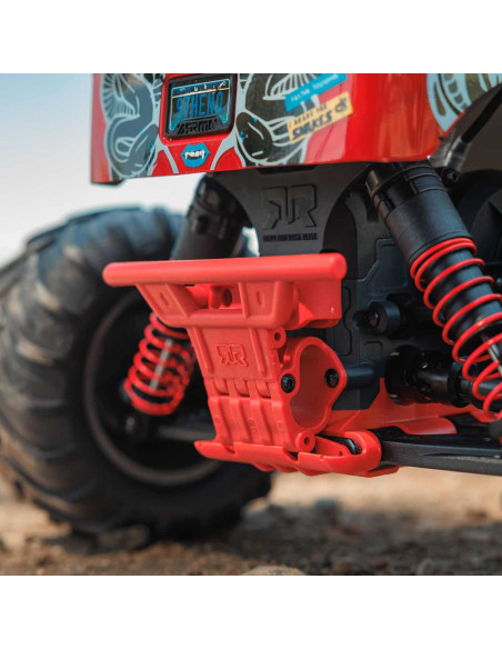 1/10 GORGON 4X2 MEGA 550 Brushed Monster Truck RTR with Battery & Charger, Red