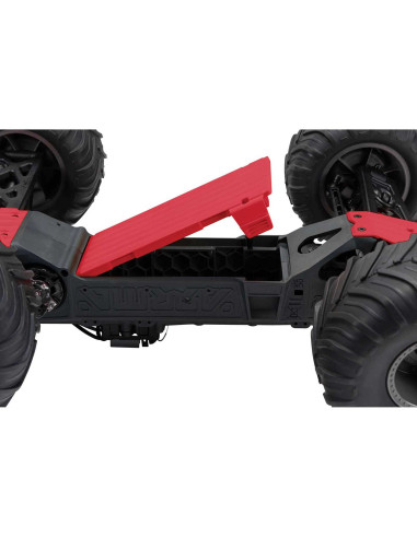 1/10 GORGON 4X2 MEGA 550 Brushed Monster Truck RTR with Battery & Charger, Red