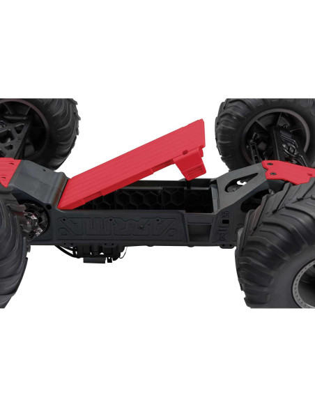 1/10 GORGON 4X2 MEGA 550 Brushed Monster Truck RTR with Battery & Charger, Red