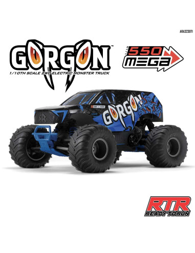 1/10 GORGON 4X2 MEGA 550 Brushed Monster Truck RTR