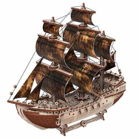 Mr. Playwood Barco Pirata "Mad Treasure" 156 piezas