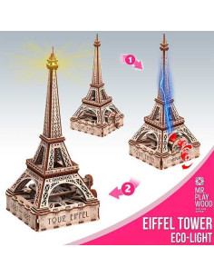 Mr. Playwood Torre Eiffel (Eco - light) 163 piezas 2