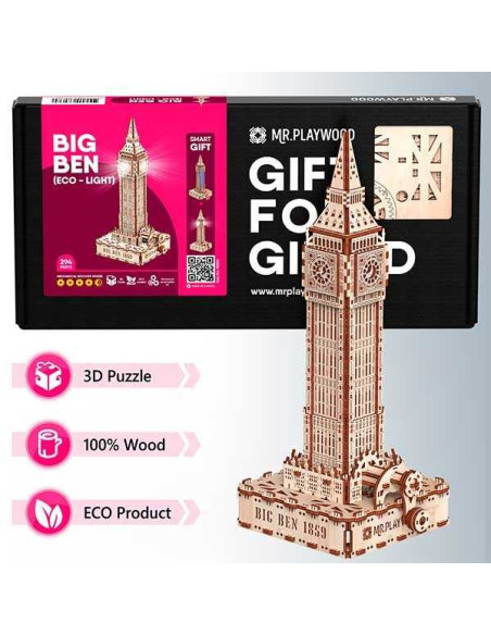 Mr. Playwood Big Ben (Eco - light) 294 piezas