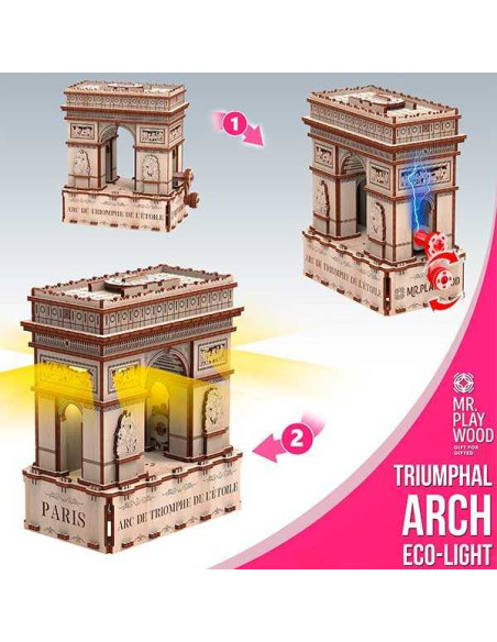 Mr. Playwood Arco del Triunfo (Eco - light) 180 piezas