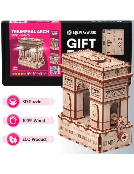 Mr. Playwood Arco del Triunfo (Eco - light) 180 piezas