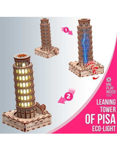 Mr. Playwood Torre de Pisa (Eco - light) 435 piezas 2