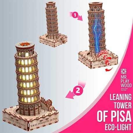 Mr. Playwood Torre de Pisa (Eco - light) 435 piezas