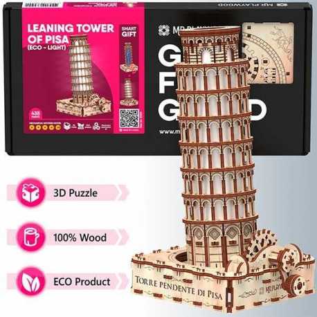 Mr. Playwood Torre de Pisa (Eco - light) 435 piezas