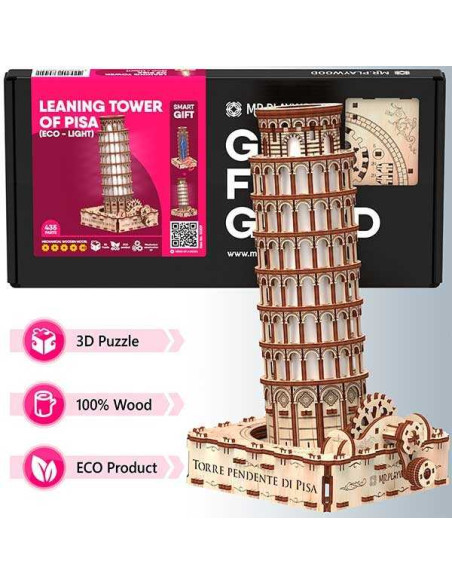 Mr. Playwood Torre de Pisa (Eco - light) 435 piezas