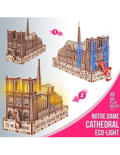 Mr. Playwood Catedral de Notre Dame (Eco - light) 204 piezas 2