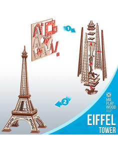 Mr. Playwood Torre Eiffel 78 piezas 2