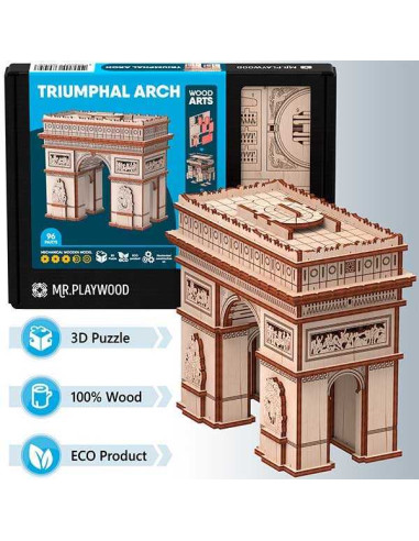 Mr. Playwood Arco del Triunfo 96 piezas