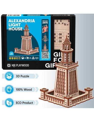Mr. Playwood Faro de Alejandría 169 piezas