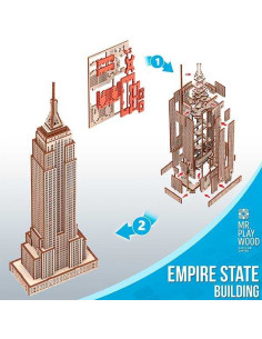 Mr. Playwood Empire State Building 101 piezas 2