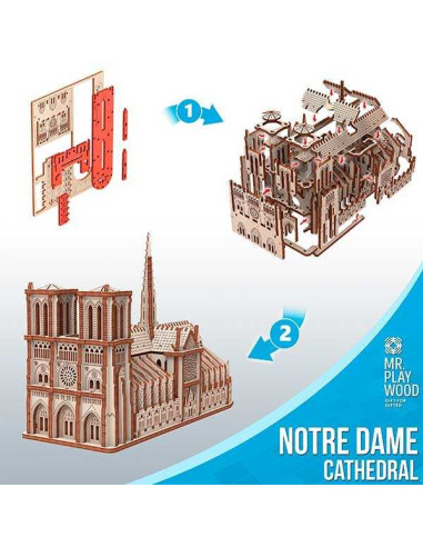 Mr. Playwood Catedral de Notre Dame 148 piezas