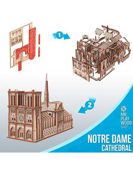 Mr. Playwood Catedral de Notre Dame 148 piezas