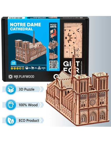 Mr. Playwood Catedral de Notre Dame 148 piezas