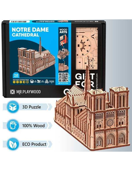 Mr. Playwood Catedral de Notre Dame 148 piezas