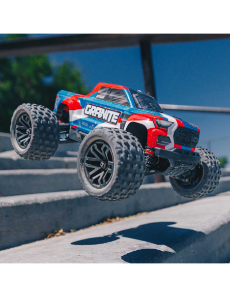 1/18 GRANITE GROM MEGA 380 Brushed 4X4 Monster Truck RTR with Battery & Charger, Blue