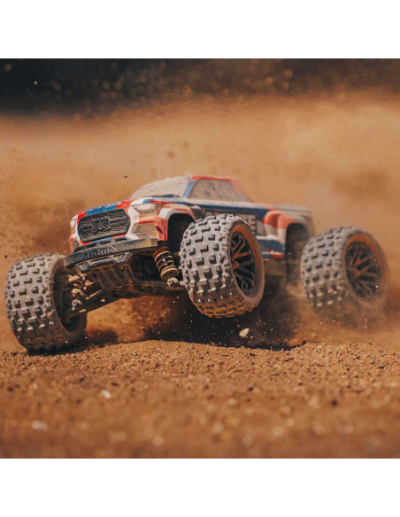 1/18 GRANITE GROM MEGA 380 Brushed 4X4 Monster Truck RTR with Battery & Charger, Blue