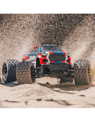 1/18 GRANITE GROM MEGA 380 Brushed 4X4 Monster Truck RTR with Battery & Charger, Blue