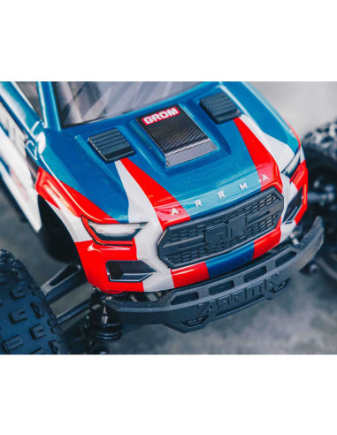 1/18 GRANITE GROM MEGA 380 Brushed 4X4 Monster Truck RTR with Battery & Charger, Blue