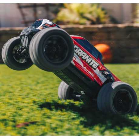 1/18 GRANITE GROM MEGA 380 Brushed 4X4 Monster Truck RTR with Battery & Charger, Blue