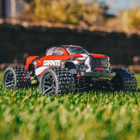 1/18 GRANITE GROM MEGA 380 Brushed 4X4 Monster Truck RTR with Battery & Charger, Blue