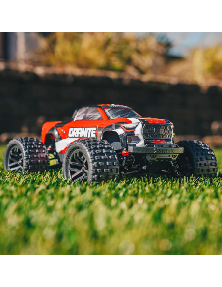 1/18 GRANITE GROM MEGA 380 Brushed 4X4 Monster Truck RTR with Battery & Charger, Blue