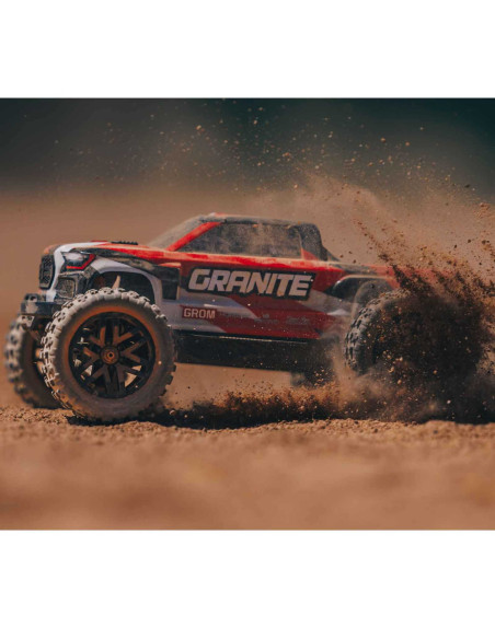 1/18 GRANITE GROM MEGA 380 Brushed 4X4 Monster Truck RTR with Battery & Charger, Blue