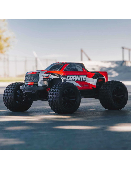 1/18 GRANITE GROM MEGA 380 Brushed 4X4 Monster Truck RTR with Battery & Charger, Blue
