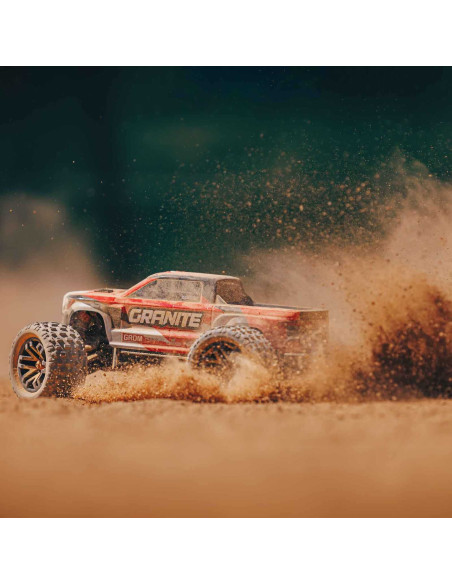 1/18 GRANITE GROM MEGA 380 Brushed 4X4 Monster Truck RTR with Battery & Charger, Blue