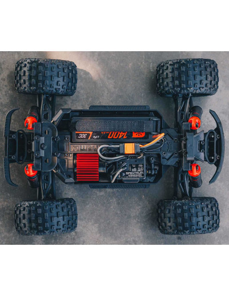 1/18 GRANITE GROM MEGA 380 Brushed 4X4 Monster Truck RTR with Battery & Charger, Blue