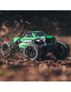 1/18 GRANITE GROM MEGA 380 Brushed 4X4 Monster Truck RTR with Battery & Charger, Blue 2