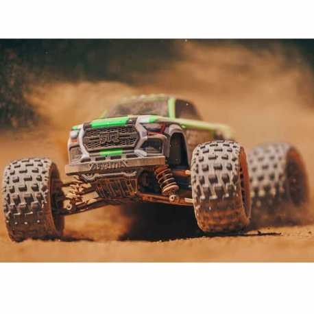 1/18 GRANITE GROM MEGA 380 Brushed 4X4 Monster Truck RTR with Battery & Charger, Blue