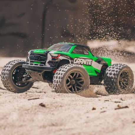 1/18 GRANITE GROM MEGA 380 Brushed 4X4 Monster Truck RTR with Battery & Charger, Blue