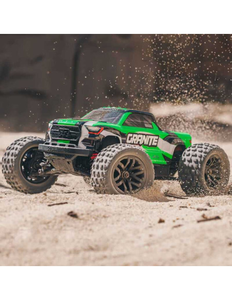 1/18 GRANITE GROM MEGA 380 Brushed 4X4 Monster Truck RTR with Battery & Charger, Blue