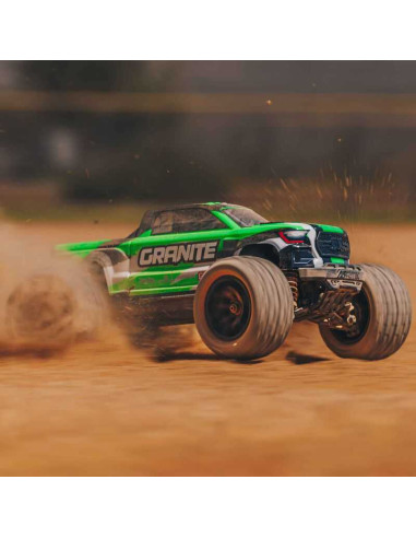 1/18 GRANITE GROM MEGA 380 Brushed 4X4 Monster Truck RTR with Battery & Charger, Blue