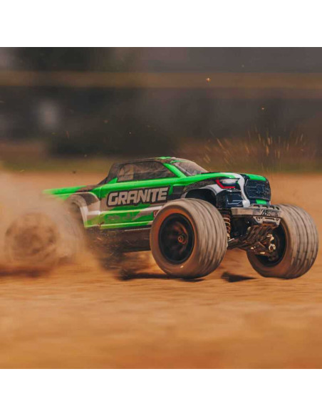 1/18 GRANITE GROM MEGA 380 Brushed 4X4 Monster Truck RTR with Battery & Charger, Blue