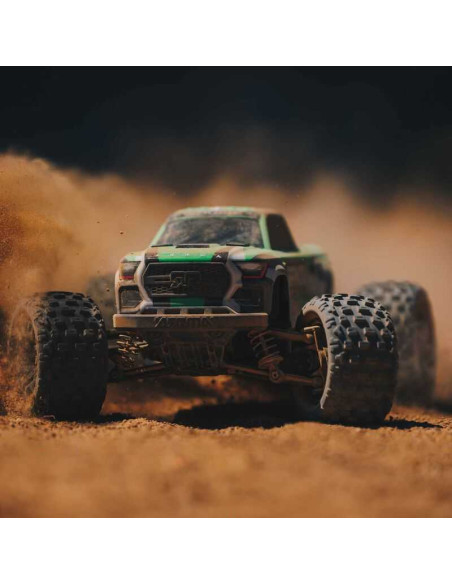 1/18 GRANITE GROM MEGA 380 Brushed 4X4 Monster Truck RTR with Battery & Charger, Blue