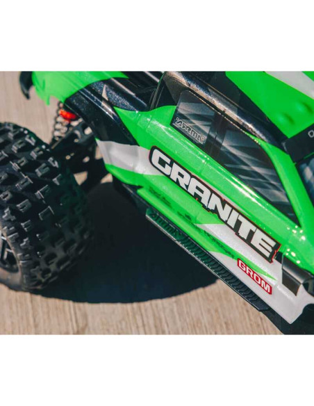1/18 GRANITE GROM MEGA 380 Brushed 4X4 Monster Truck RTR with Battery & Charger, Blue