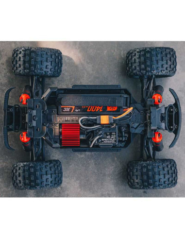 1/18 GRANITE GROM MEGA 380 Brushed 4X4 Monster Truck RTR with Battery & Charger, Blue
