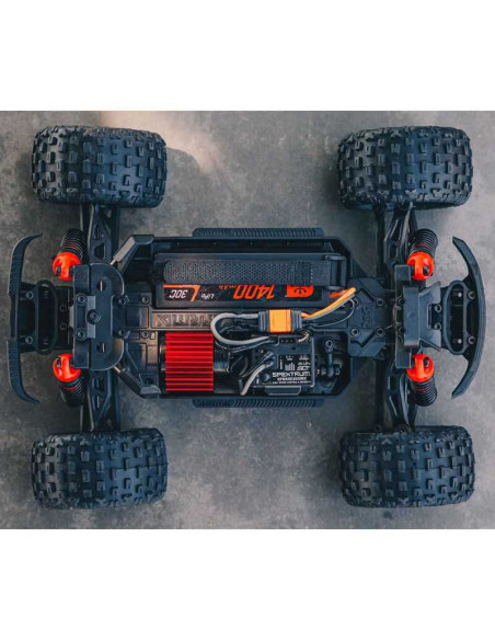 1/18 GRANITE GROM MEGA 380 Brushed 4X4 Monster Truck RTR with Battery & Charger, Blue