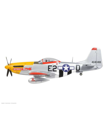 Arrows RC - P-51 Mustang - 1100mm - PNP - w/ Electric Retracts
