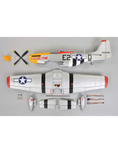 Arrows RC - P-51 Mustang - 1100mm - PNP - w/ Electric Retracts