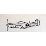 Silueta P-51 Mustang
