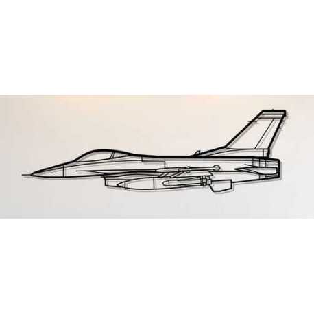 Silueta F-16 Falcon