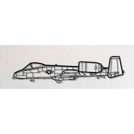 Silueta A-10 Thunderbolt 2